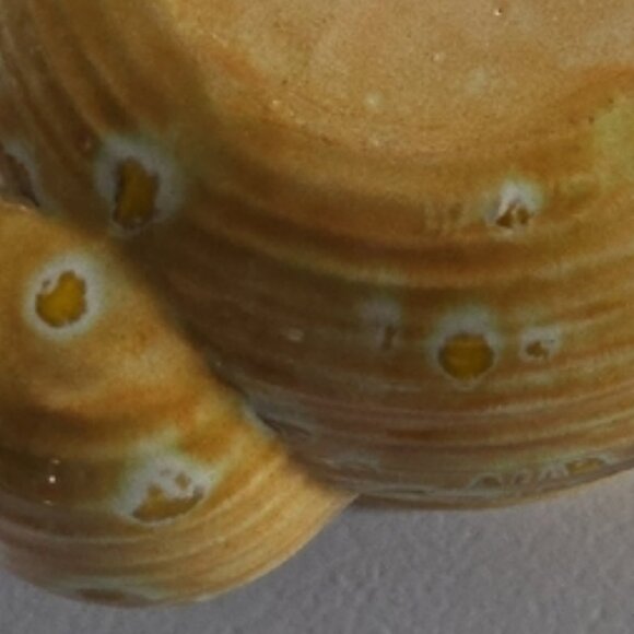 Vintage Yellow Ceramic 5 Pocket Planter/Strawberry Pot - Picture 6 of 10